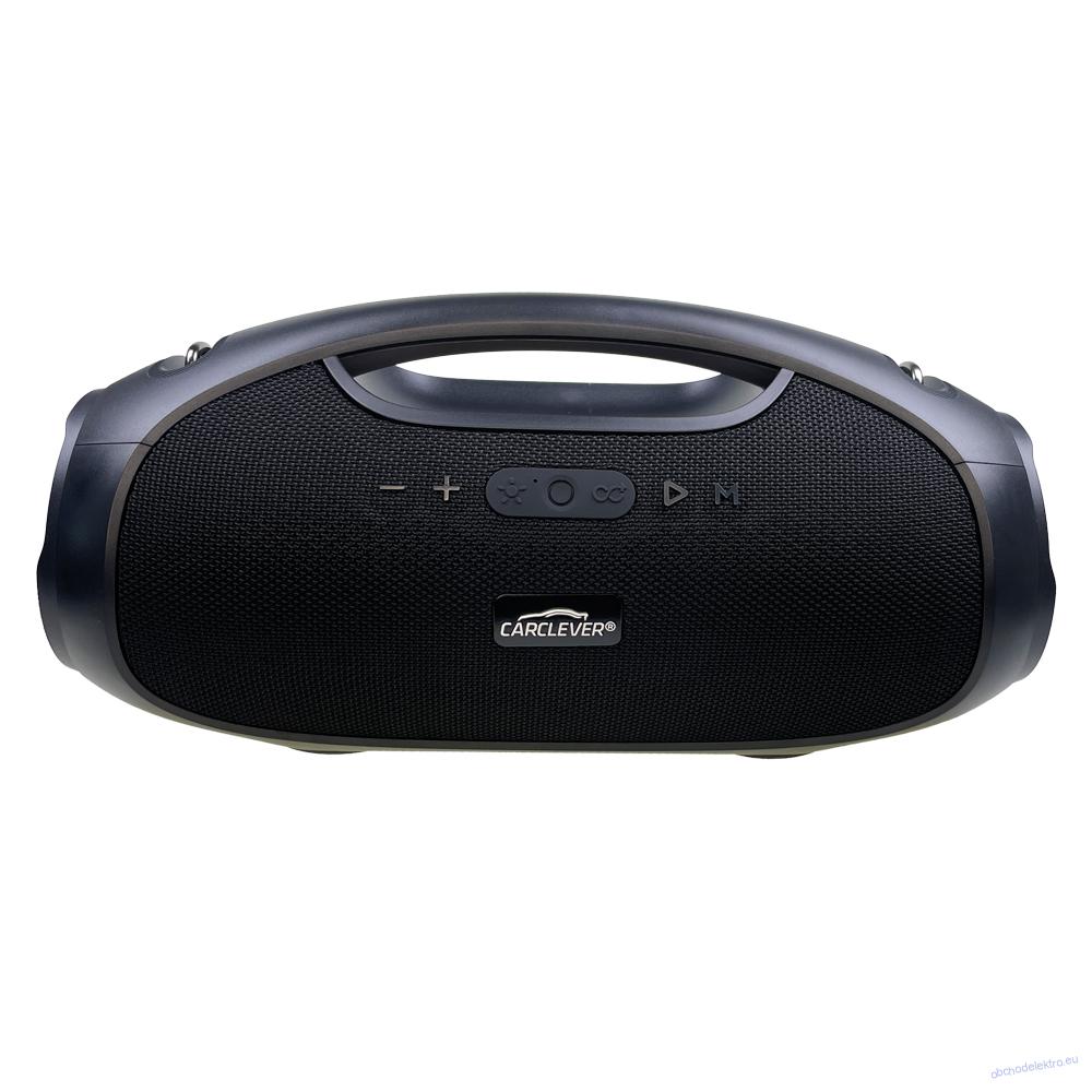 Bezdrátový Bluetooth reproduktor/přehrávač, voděodolný IPX6, USB, AUX, MIC, RGB