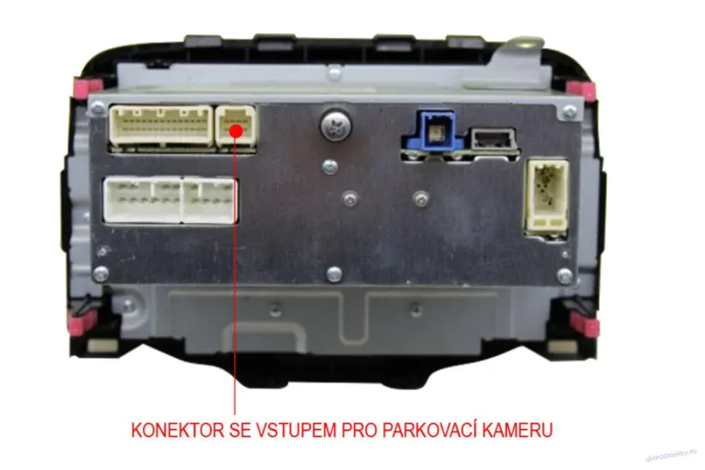 Vstup pro parkovací kameru TOYOTA / CITROEN / PEUGEOT X-Touch