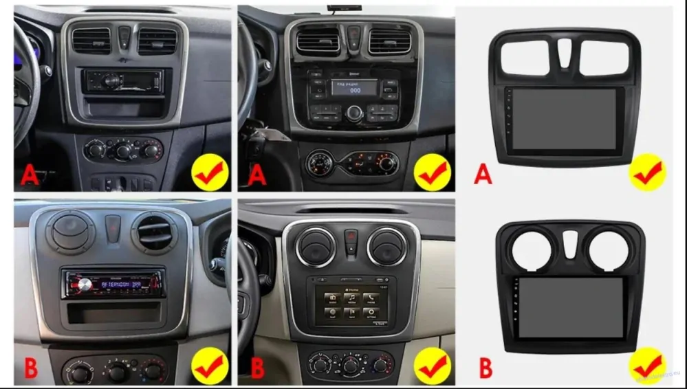 Renault Dacia Logan 2 Sandero 2 typ B mutimediální zařízení Android 12