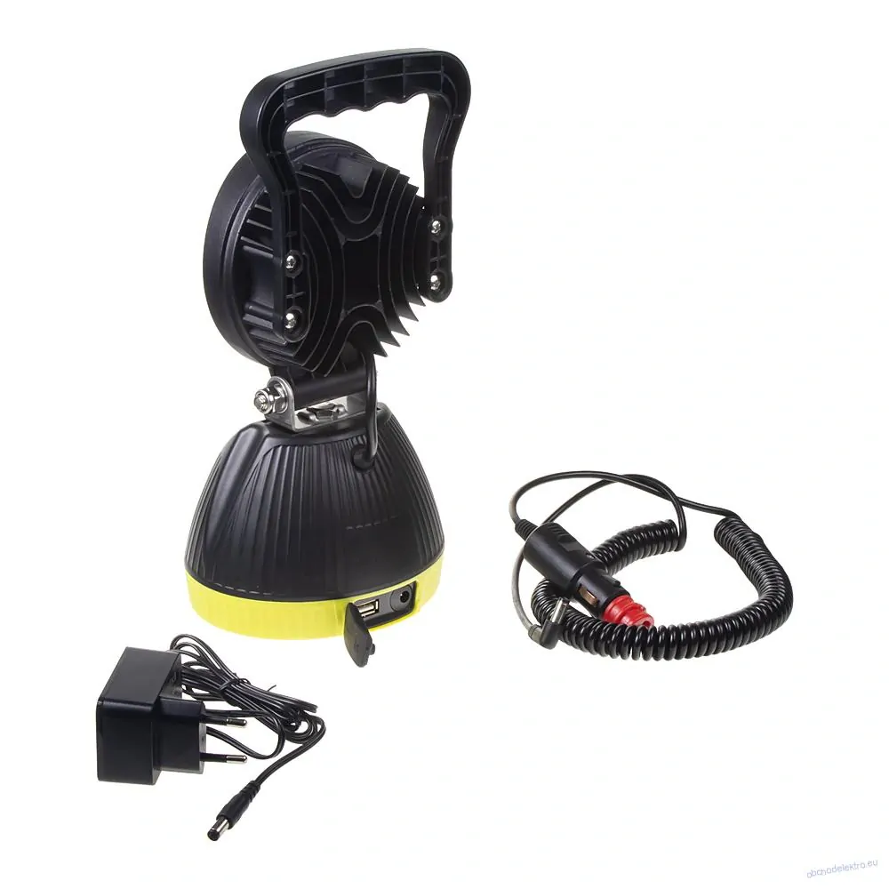 KU LED světlo s magnetem, 9x3W, powerbanka