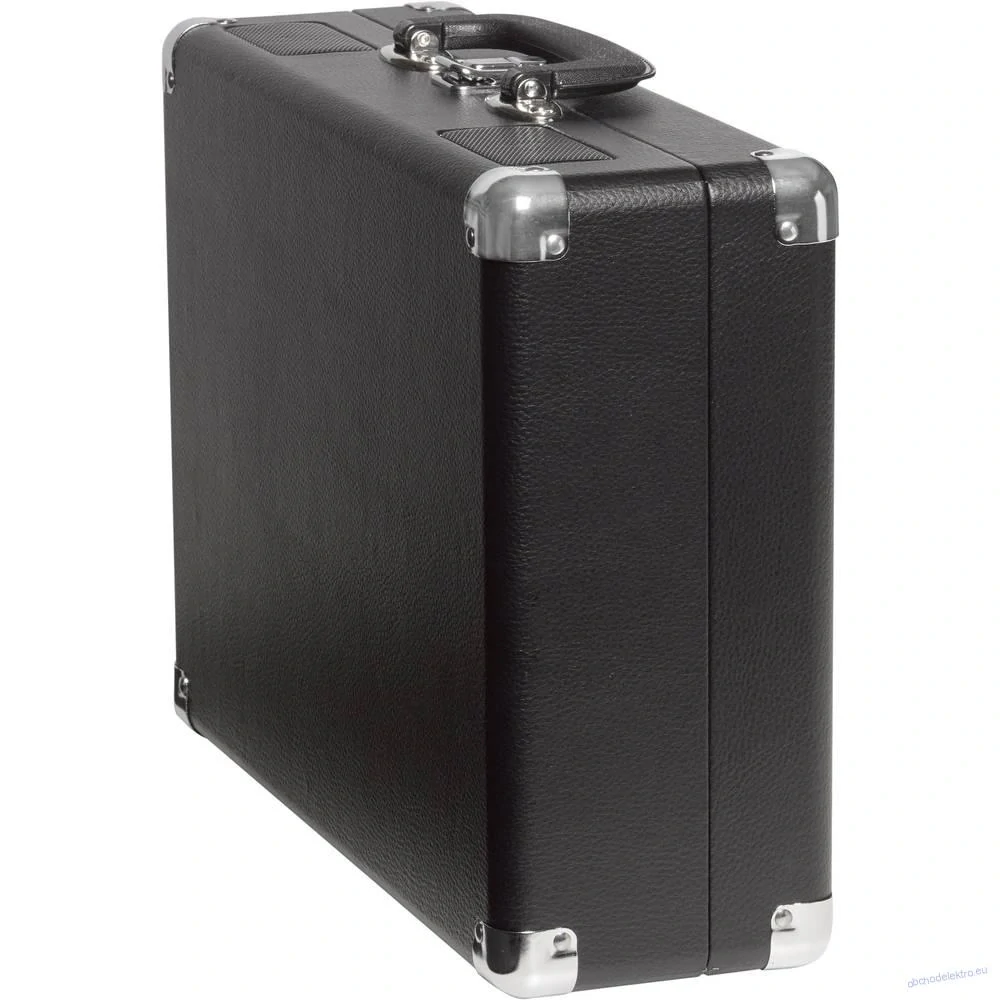Kufříkový USB gramofon Denver VPL-120, černá