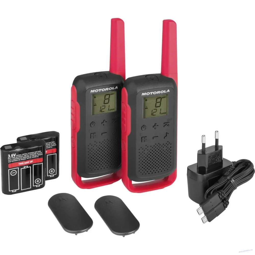 Motorola Solutions 188043 TALKABOUT T62 rot PMR radiostanice