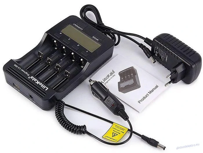 Nabíječka LiitoKala Lii-500, 1-4x pro Li-Ion, Li-pol, Ni-MH, Ni-Cd