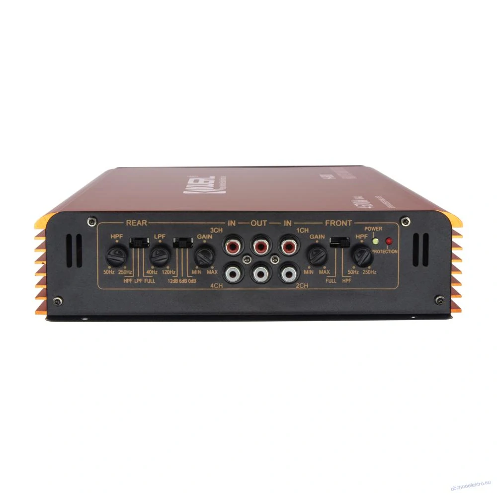 KUERL 4cestný zesilovač do auta, 4 x 60W / 2 x 160W