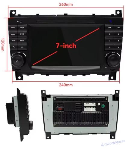 Mercedes Benz W203 CLK G Android 14