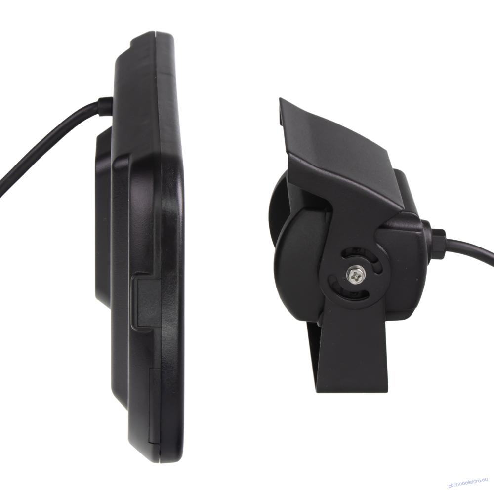 AHD kamerový set monitoru 7" na držák zrcátka se 2 x 4PIN + kamera + 15m kabel