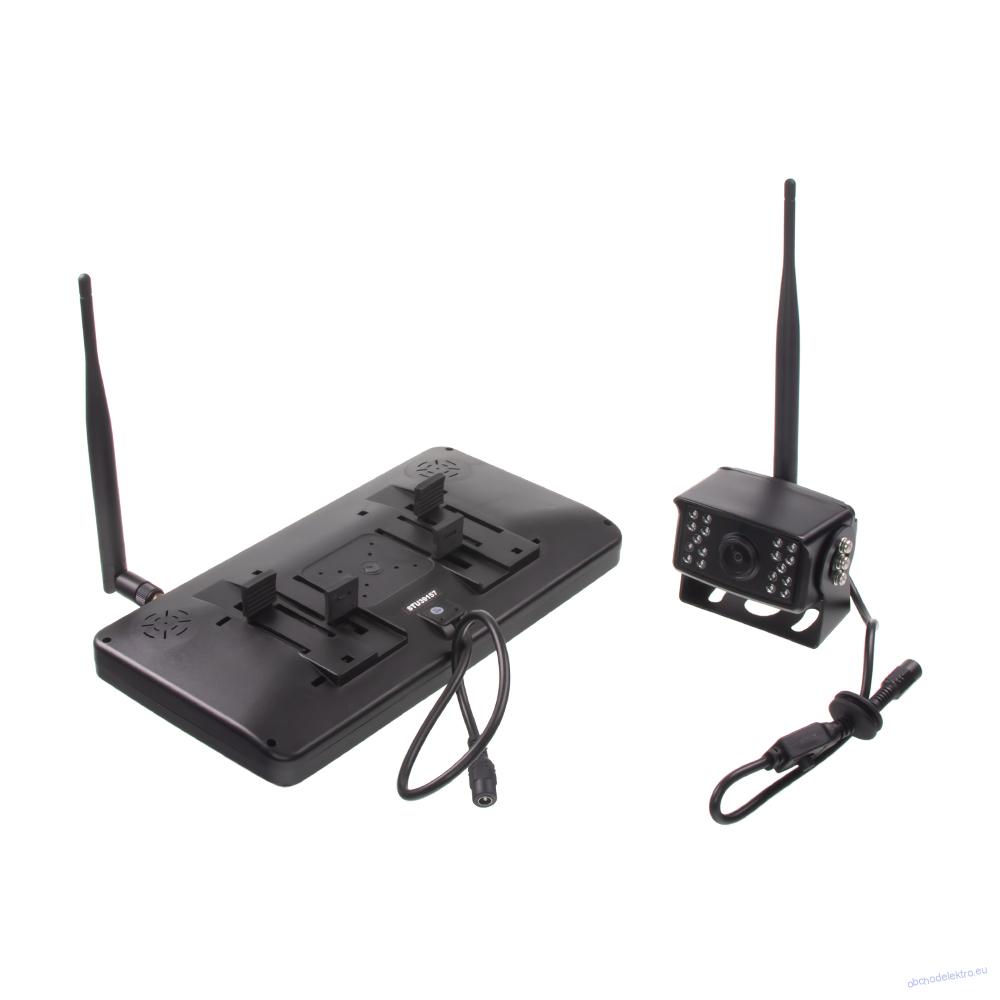 SET bezdrátový digitální kamerový systém s monitorem 9" AHD na zrcátko