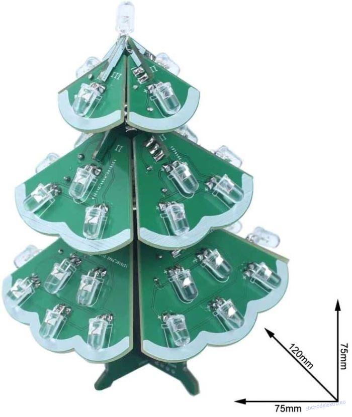 Vánoční stromeček LED RGB,DO, STAVEBNICE