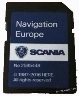 Aktualizace map NAVIGACE SCANIA INFORAINMENT PREMIUM 7 AUS4 2024 EU