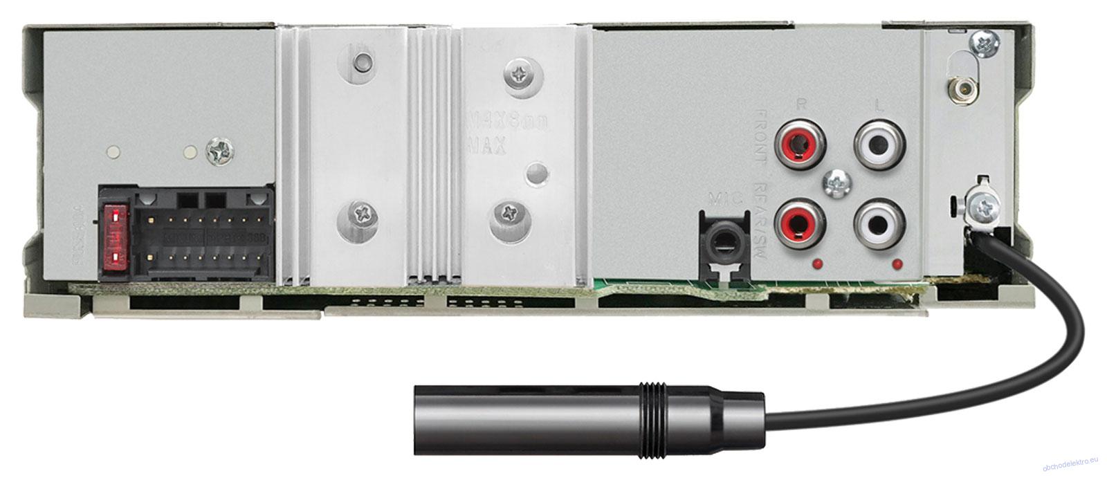 Kenwood KMM-BT508DAB - Autorádio s MP3 přehrávačem, DAB, Bluetooth, USB, iPod a AUX-IN