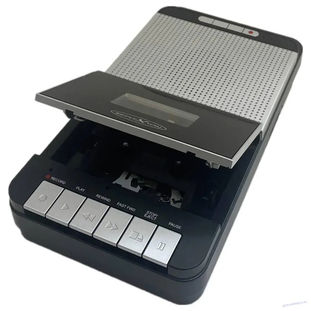 Reflexion přenosný přehrávač kazet Walkman MP3 černá, šedá