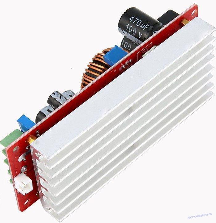 Napájecí modul, step-up měnič CV/CC 1200W /DC-DC nabíječka/