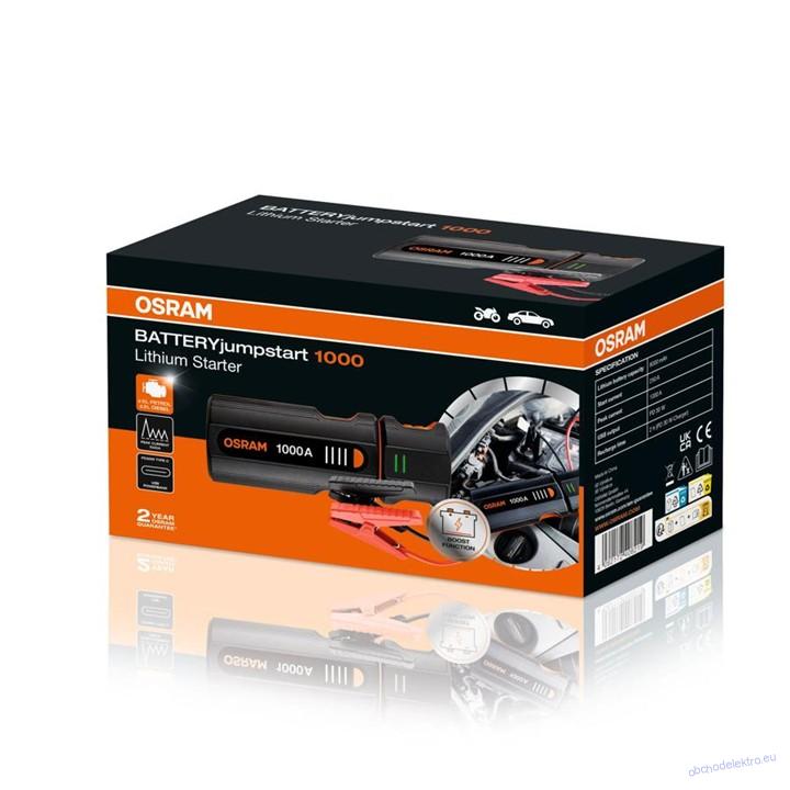 OSRAM Startovací zdroj (JumpStarter) 8000mAh / 250A / 1000A, 12V