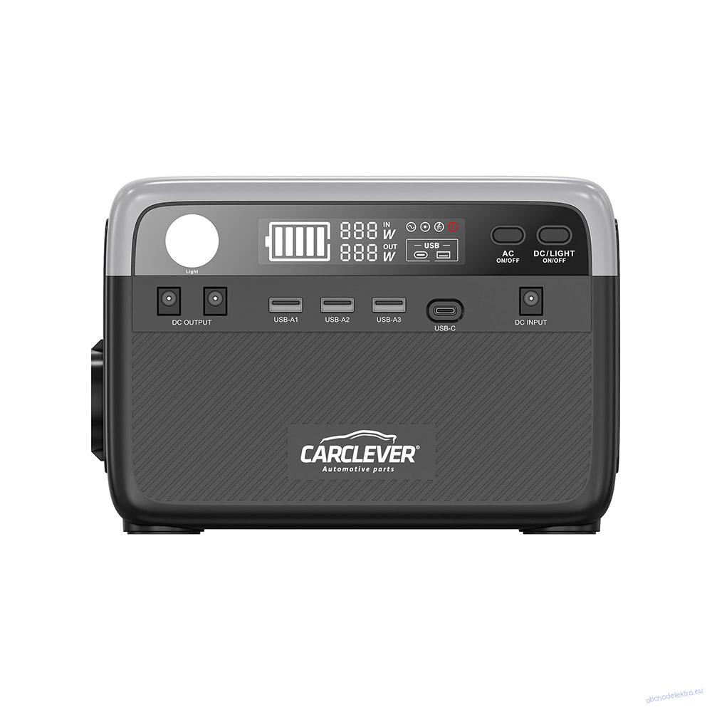 Nabíjecí stanice CARCLEVER - powerbanka, 230,4 Wh, AC-300W