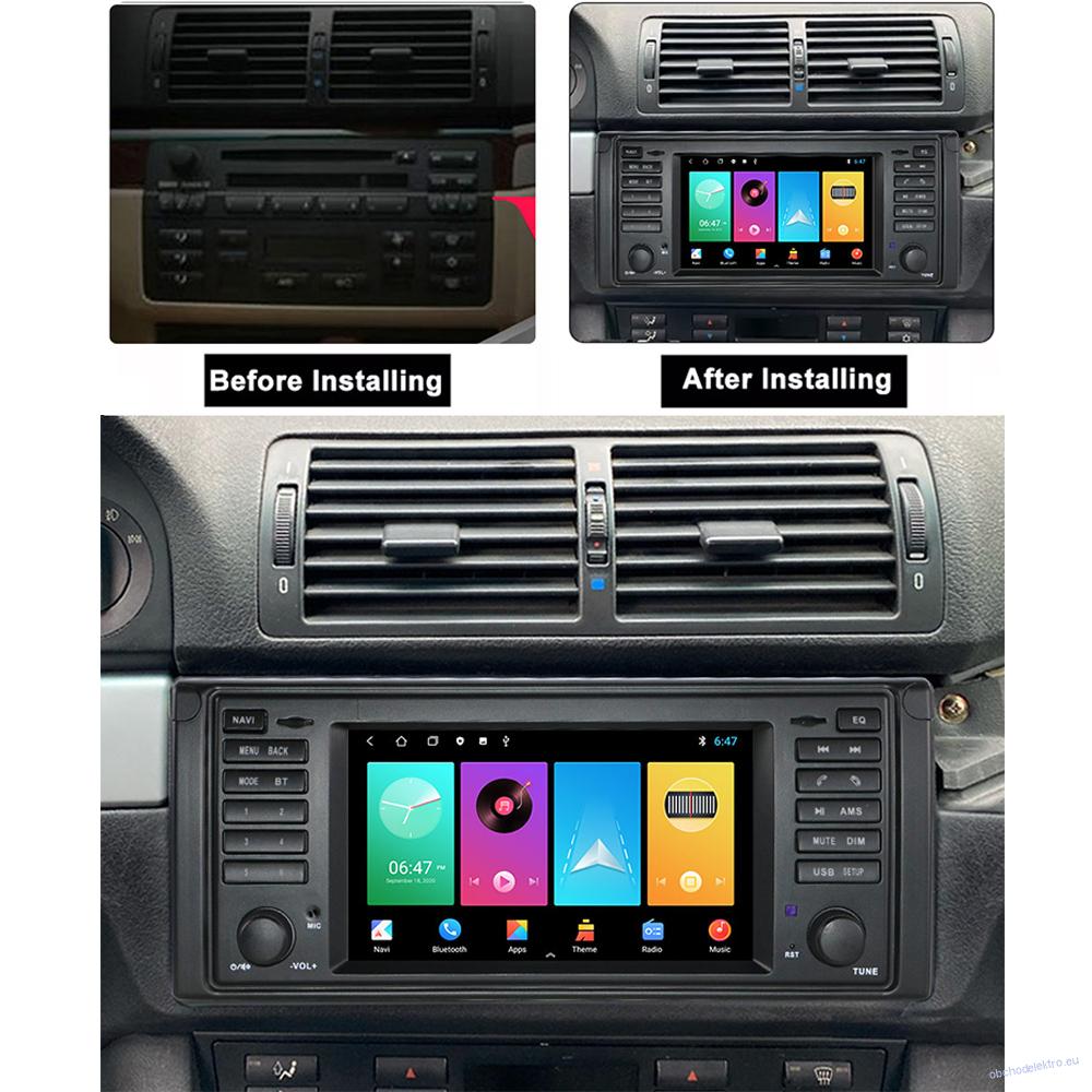 BMW/E39,E53 Android 12 systém GPS navigace