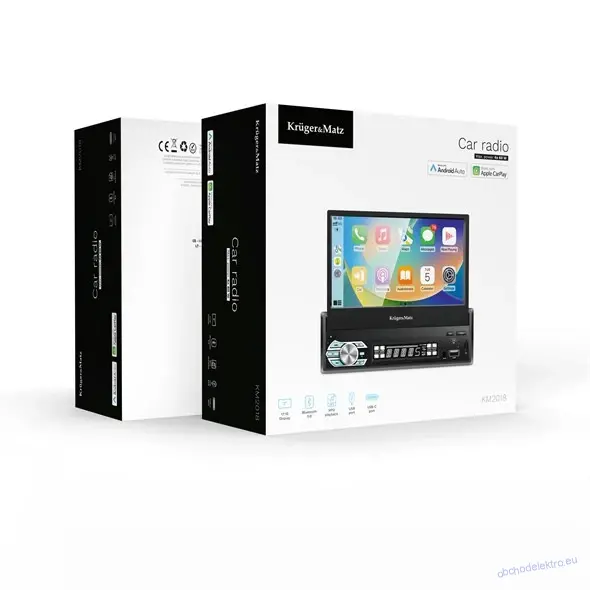 1DIN 7" výsuvný LCD KRUGER & MATZ KM2018