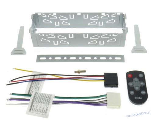 DIETZ RETRO autorádio  USB BT SD DAB anténa
