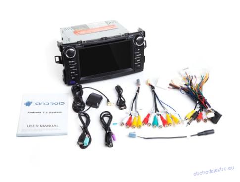 Android 11 Multimedia Radio pro vozy TOYOTA AURIS Altis COROLLA 2012 2013 GPS navigace