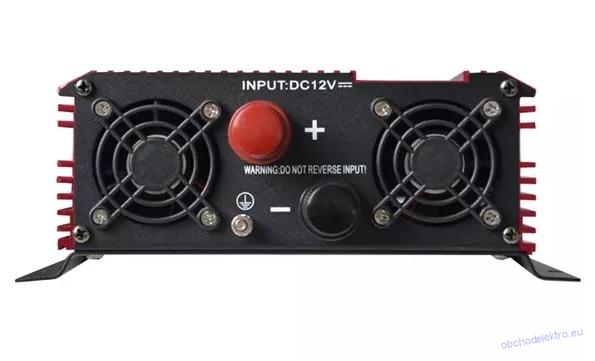 Měnič napětí Geti GPI 1012 12V/230V 1000W USB
