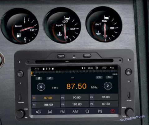 Android 12 Car DVD GPS Navigace pro vozy Alfa Romeo Spider Brera 159