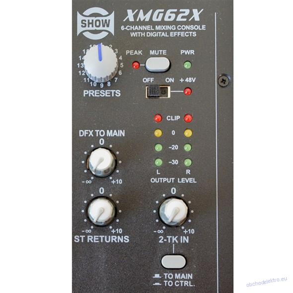 Pult mixážní SHOW XMG-62X