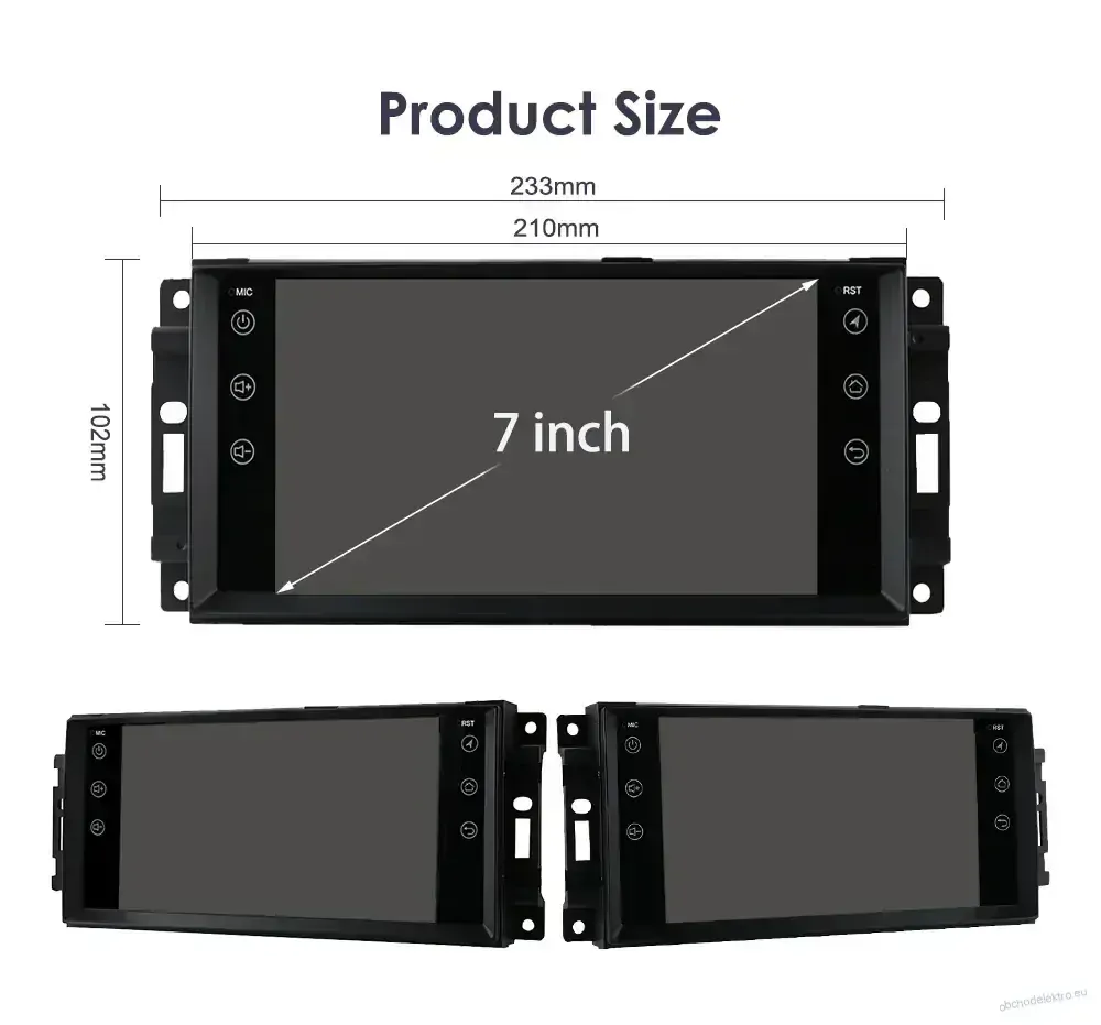 JEEP Grand Android 12 GPS navigace