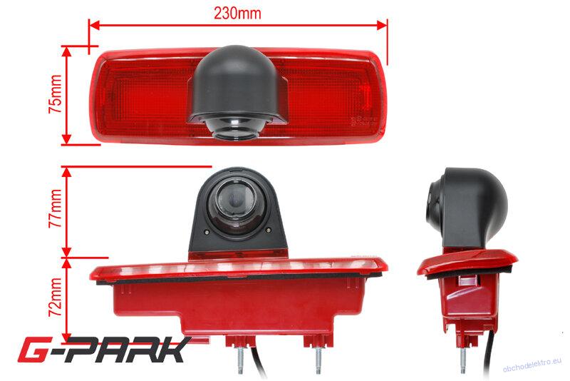 CCD parkovací kamera RENAULT Trafic (14->) / OPEL Vivaro (14->) / FIAT Talento (16->)