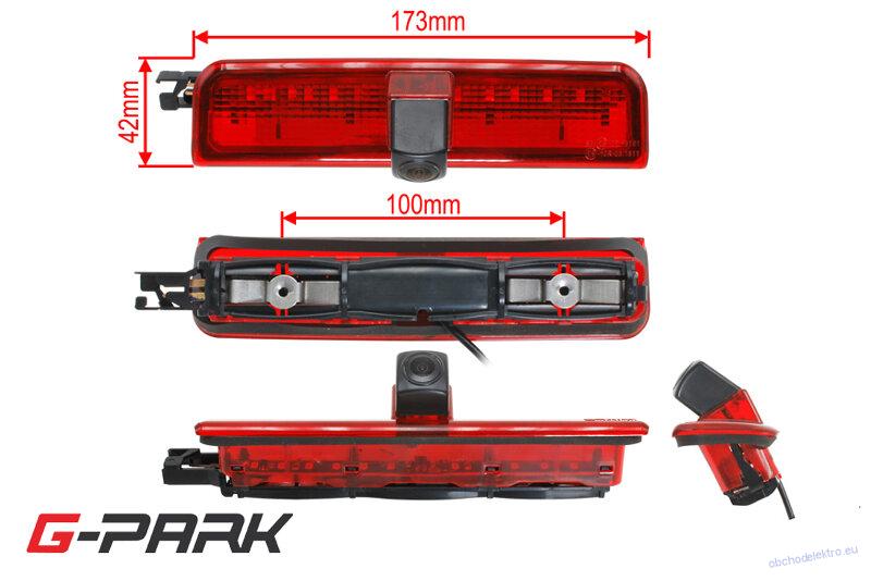 CCD parkovací kamera VW Caddy (08-16)