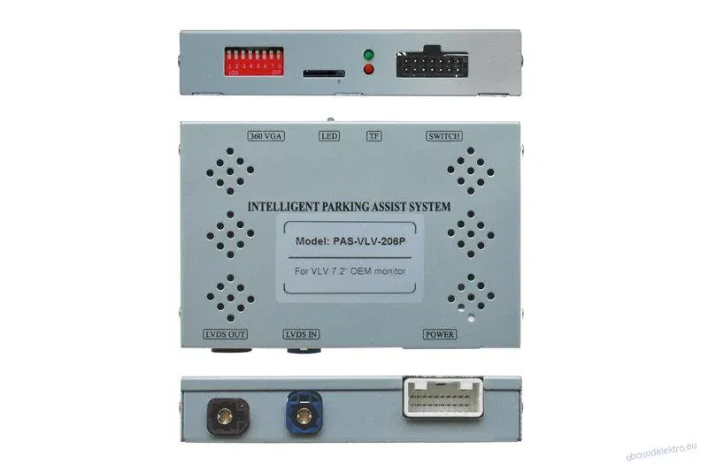 Adaptér pro parkovací kameru VOLVO (2015-2019) s OEM navigací Sensus a 7,2" monitorem