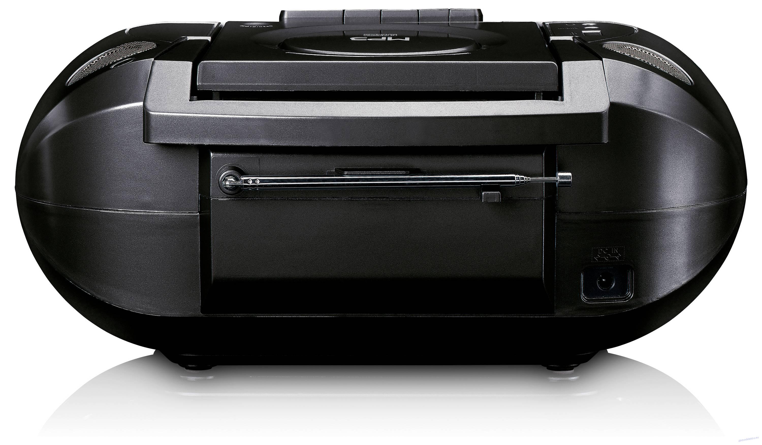 Lenco SCD-6900BK přenosný CD a kazetový přehrávač