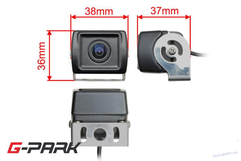 CCD Sony univerzální zadní miniaturní parkovací kamera 12 / 24V