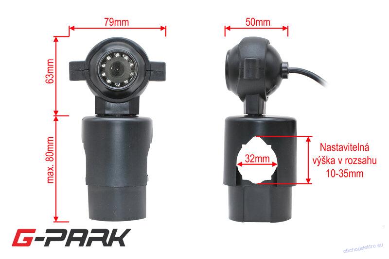 RVC-07-AC boční zpětná kamera na rám zrcátka nákl.automobilů