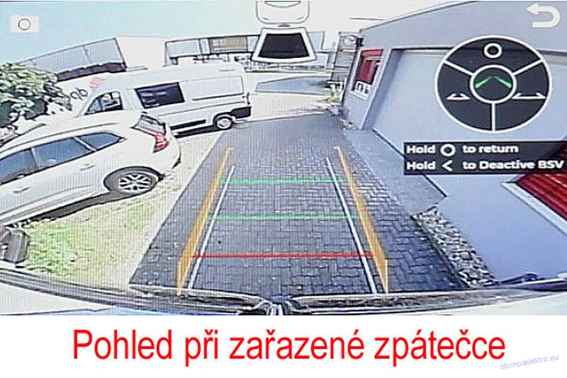 CMOS univerzální širokoúhlá zadní parkovací kamera s dálkovým ovladačem