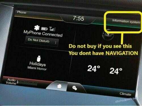 Aktualizace navigace Ford F12 2023 Sync2 SD karta Evropa