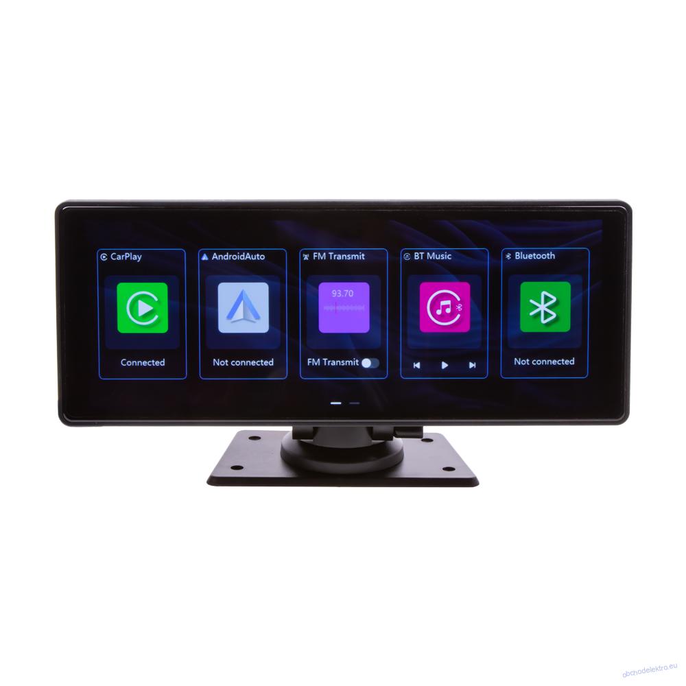 Monitor 10,26" s Apple CarPlay, Android auto, Bluetooth, USB/micro SD, DVR + kamerový vstup