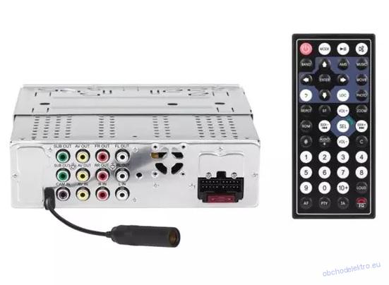 Autorádio 1DIN s výsuvným LCD  odnímatelný panel doprodej