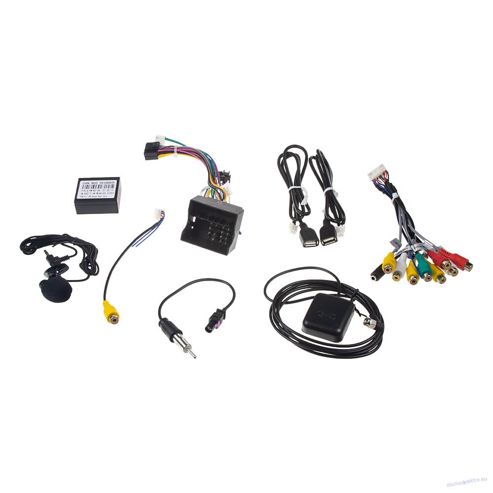 Autorádio pro VW, Škoda s 9" LCD, Android 10.0, WI-FI, GPS, Mirror link, Bluetooth, 2x USB