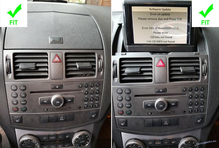 ANDROID 10 Multimédia pro Mercedes Benz W204 C-Class