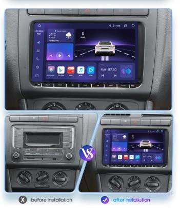 Multimediální přehrávač Android 12 pro Volkswagen/Skoda/Seat 128GB 8core