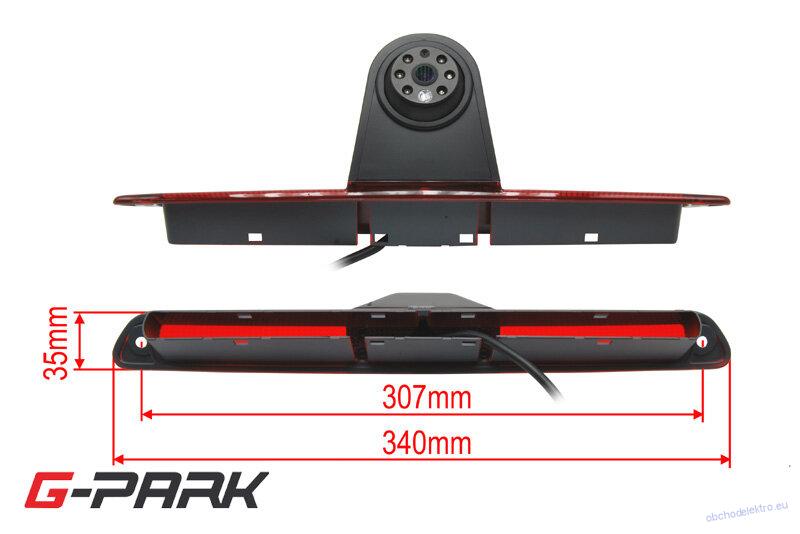 CCD parkovací kamera MB Sprinter (06-18) (2018->) VW Crafter (06-17)