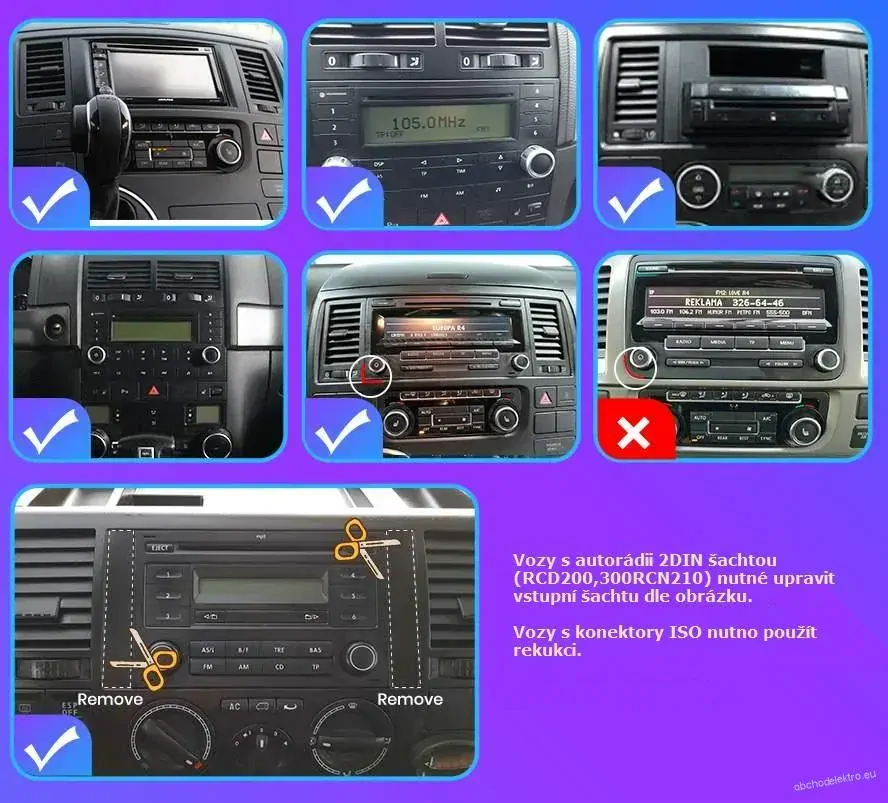 VW T5 Transporter,Touareg Android 12