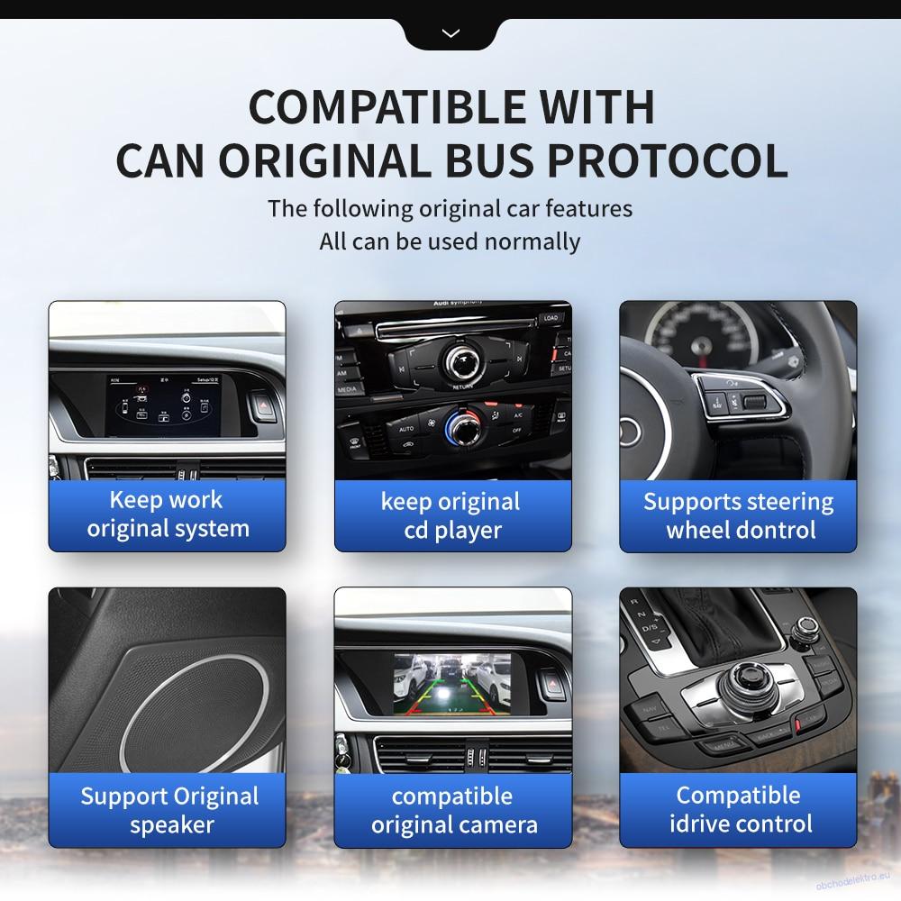 Android 11 System Multimédia pro vozy Audi A5 2009-2016 GPS Navi
