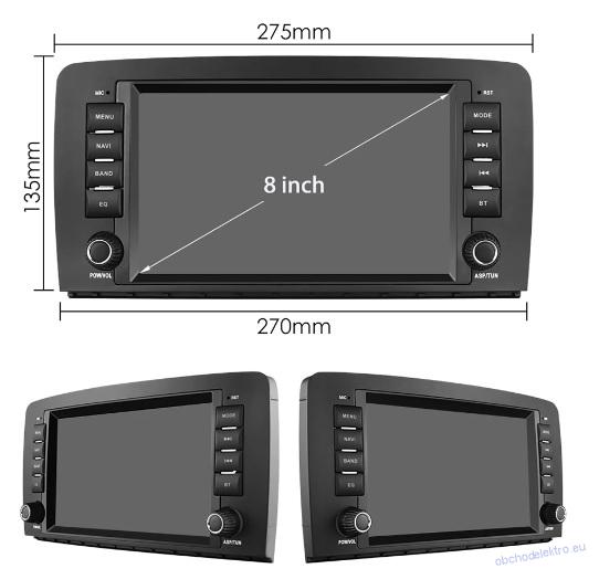 Mercedes Benz ML,GL Android 12