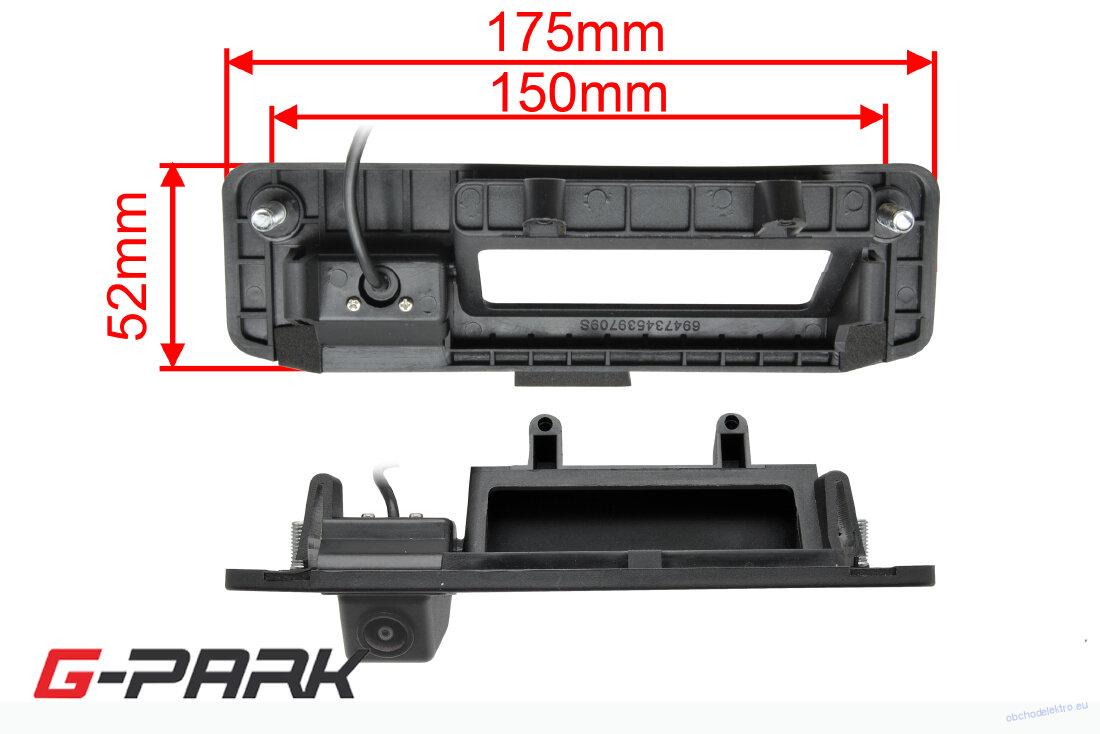 CCD parkovací kamera MERCEDES GLK (08-15) do madla