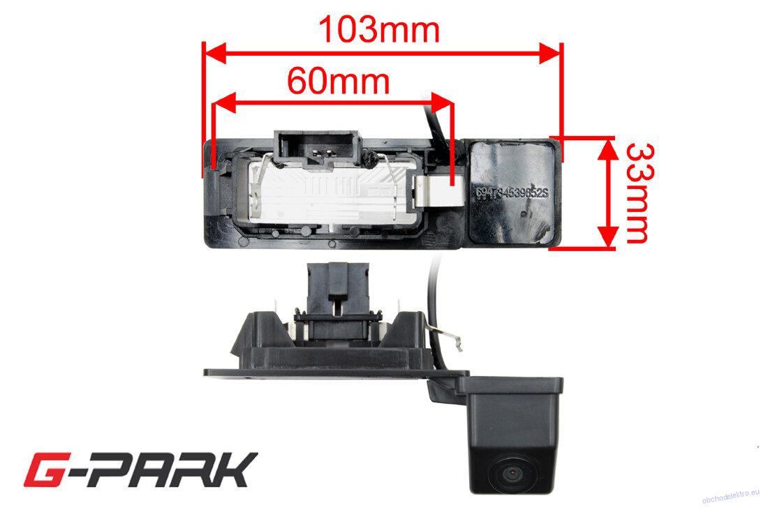 CCD parkovací kamera AUDI A4, Q5, A5, TT