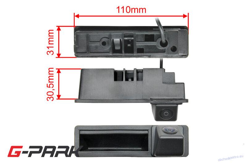 CCD parkovací kamera v madla AUDI A3 / A4 / A5 / A6 / Q7