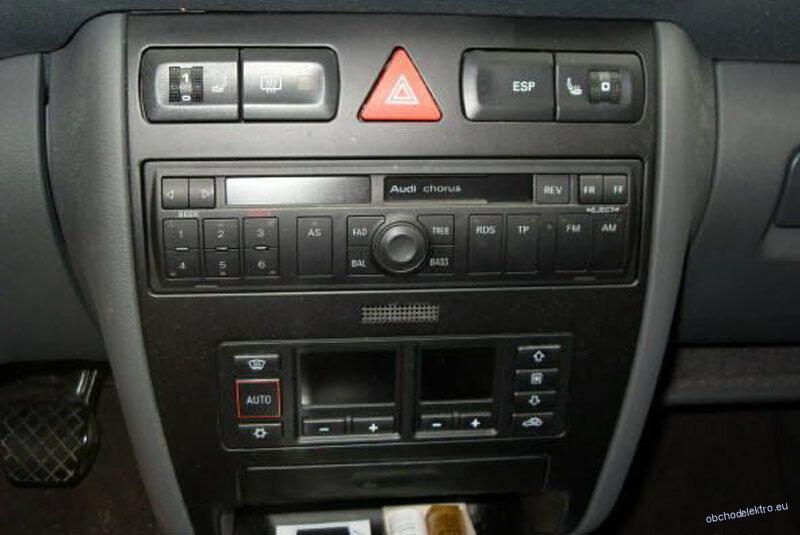 Adaptér 1DIN rádia AUDI A2 - TT - A3 - A4 - A6