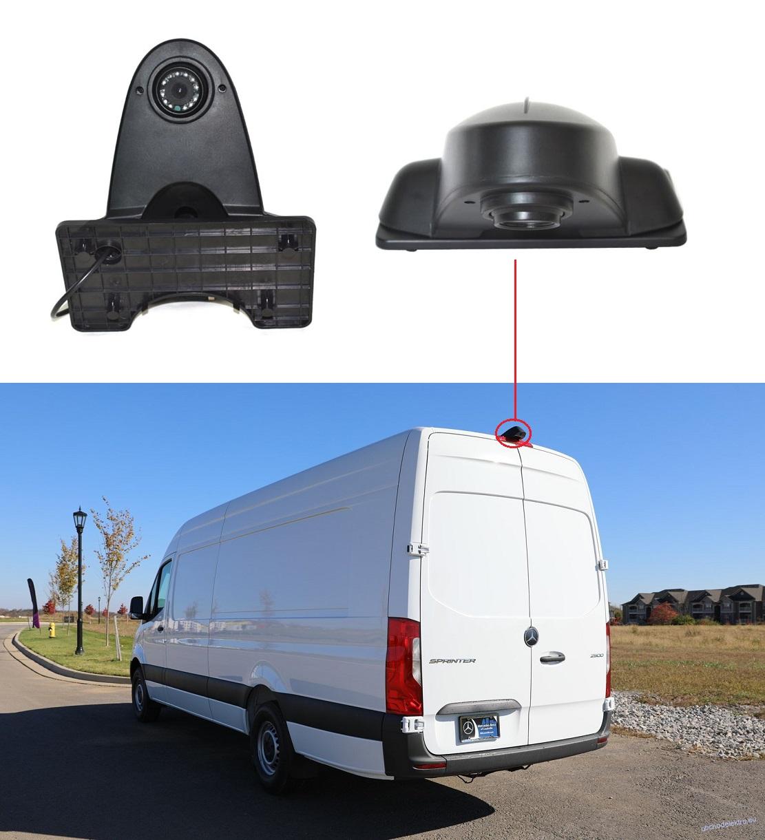 Kamera 4PIN NTSC/PAL pro Mercedes Sprinter, VW Crafter