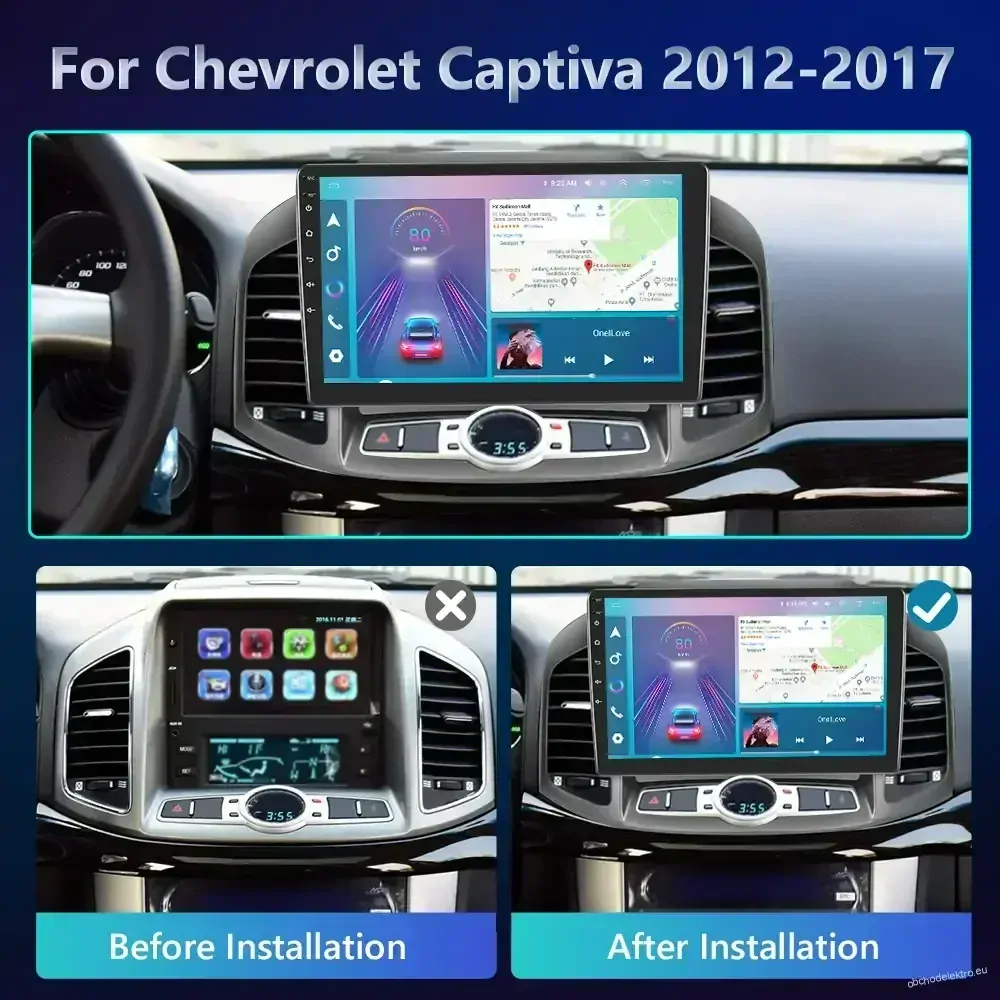 10" GPS navigace Chevrolet Captiva 2012-2017