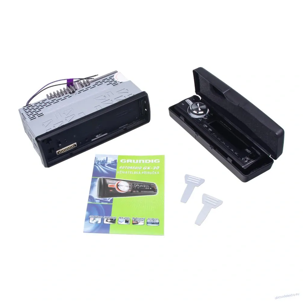 GRUNDIG autorádio bez mechaniky / USB / SD / AUX / odním.panel